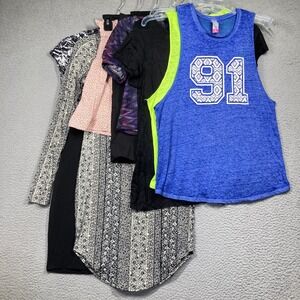 Mixed Brands Clothing Lot Women Junors M Multicolor 8pc Bundle Tops Shorts Dress